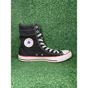 Converse Women Size 10 Chuck Taylor All Star Hi Rise Extra High Black Sneakers